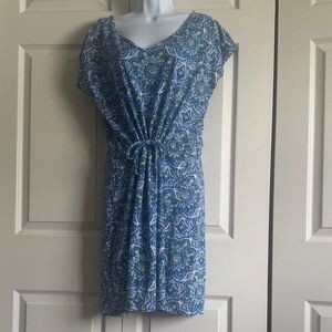 Caribbean Joe Blue and Yellow Dress